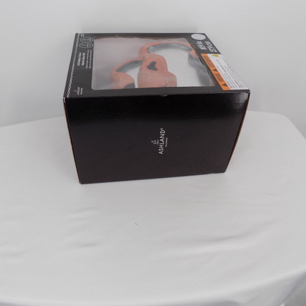 Ashland LED Infinity Mirror Orange Jack O Lantern Face Lights Indoor Pumpkin New - Picture 6 of 7